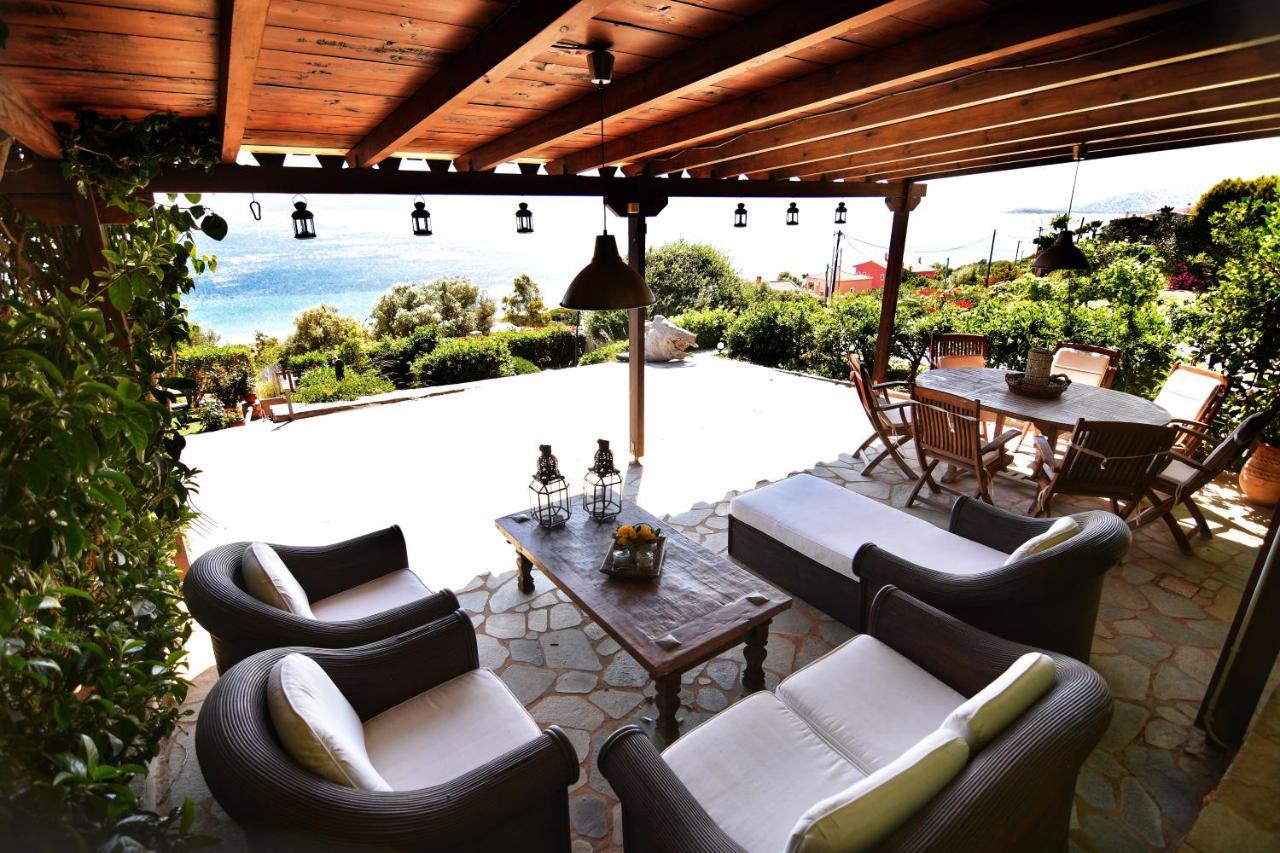 Blue Bay View - Beach House Vathirrevma Buitenkant foto