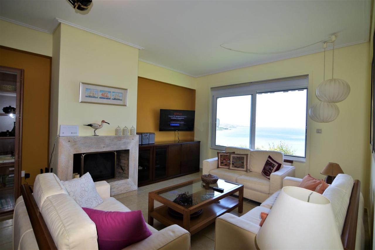 Blue Bay View - Beach House Vathirrevma Buitenkant foto